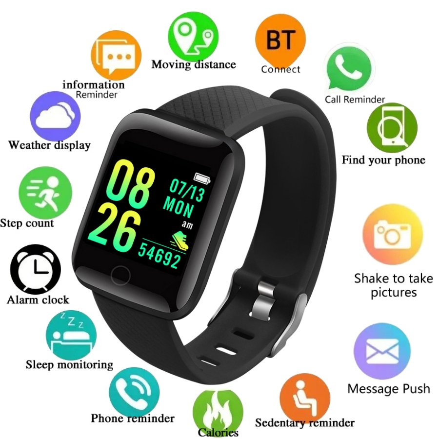 Watch Smart Y68 - Relógio Inteligente Multifuncional para Homens e