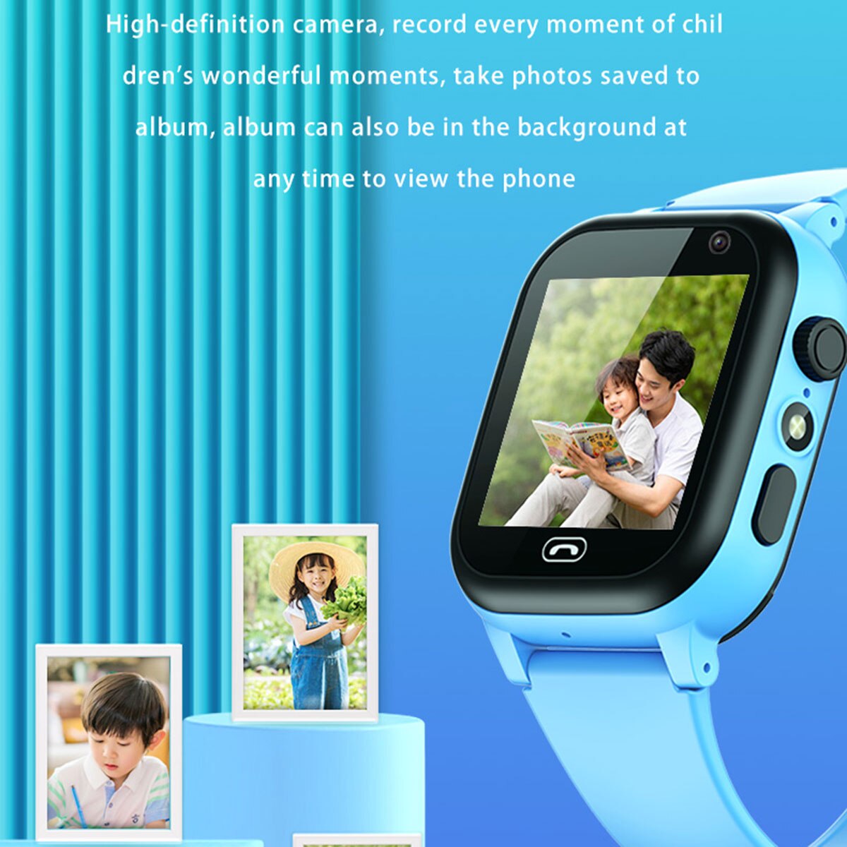 Smartwatch Watches For Girls Kids - Crianças relógio inteligente chamada sos esporte