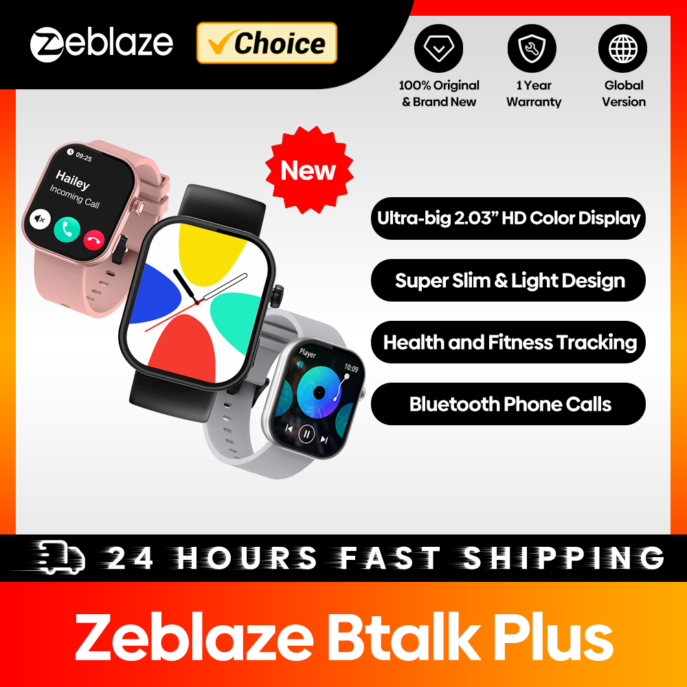 Smartwatch Health Watches - Novo zeblaze btalk plus chamada de