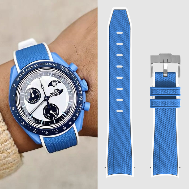 Omega Watch Speedmaster - Para omega swatch 20mm curva pulseira