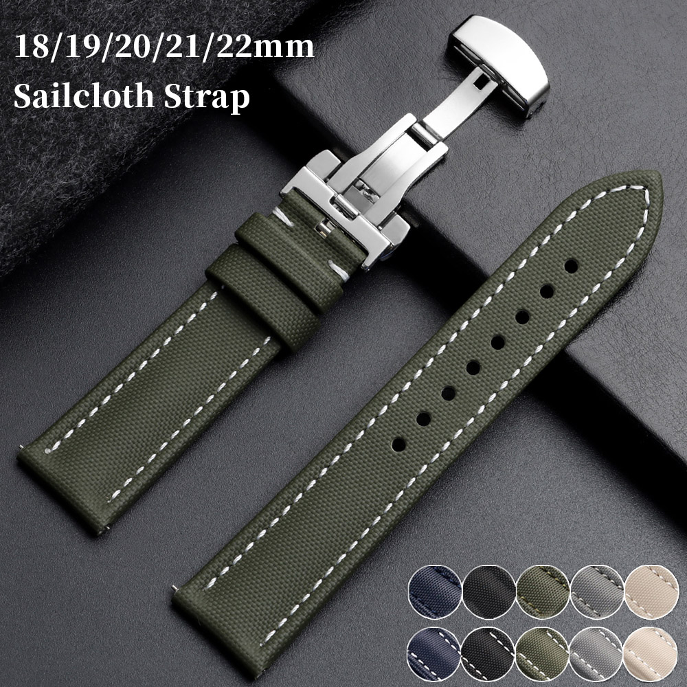 Omega Watches Smartwatch - Pulseiras de Tecido de Lona de
