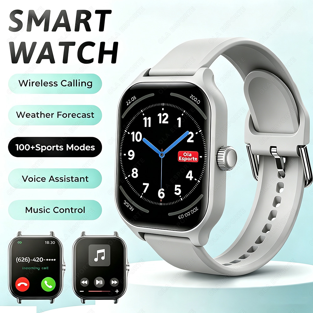 Smartwatch Watches Girls - Relógio Inteligente Plus para Homens e