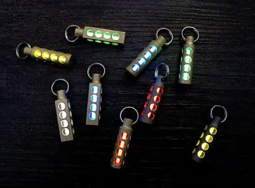 Tritium Gas Tube - Novo Pingente de Chaveiro em Liga