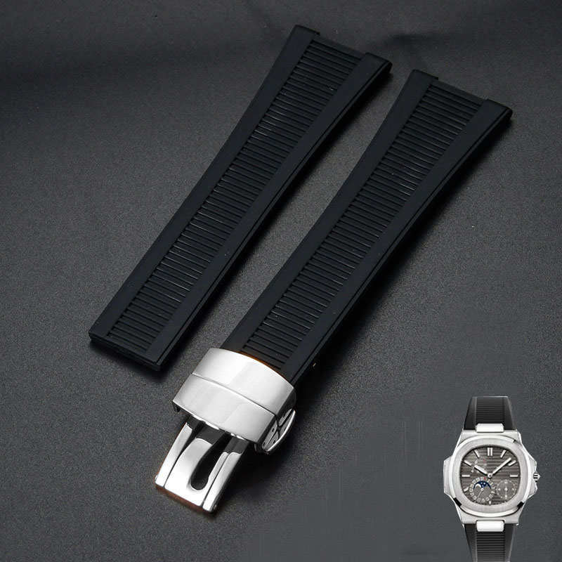 Patek Philippe Watch Nautilus - Pulseira de relógio de silicone para