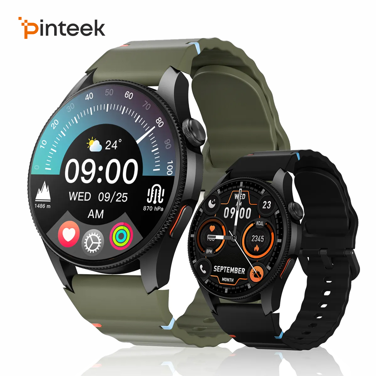 Smartwatch Health Watches - Relógio inteligente Aurafit G12: tela sensível