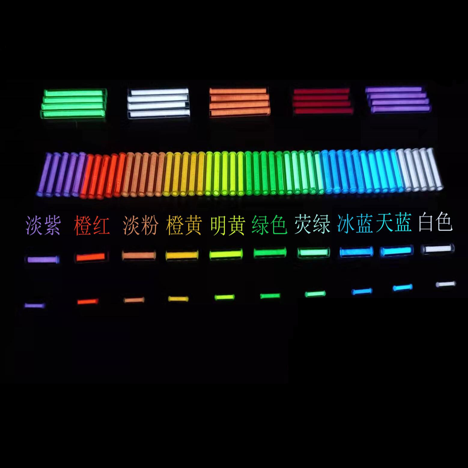 Vidro Night Light Tube, substi - Tritium Gas Tube avaliação e preço