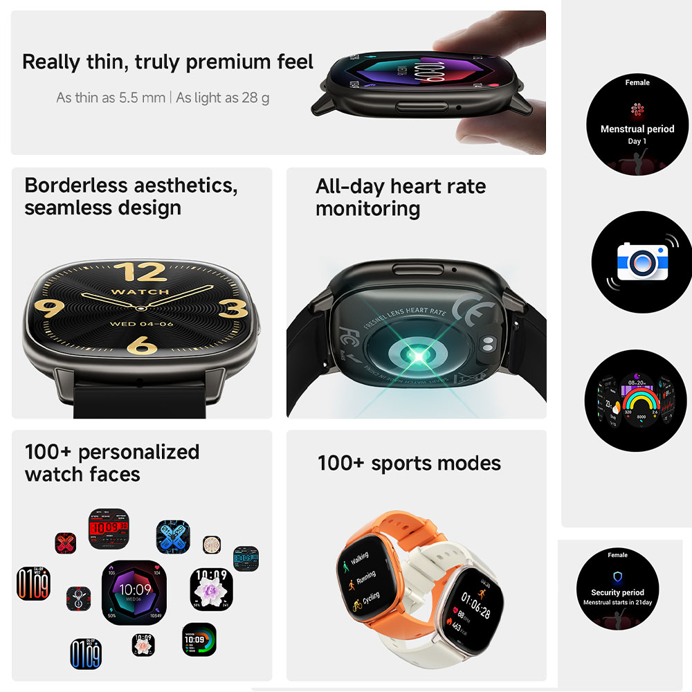 Relógio Inteligente Ultra Fino - Smartwatch Health Watches avaliação e preço