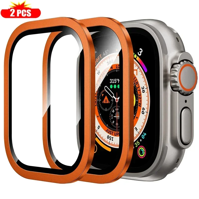 Moldura de metal de titânio pa - Smartwatch Apple Watches For Men avaliação e preço