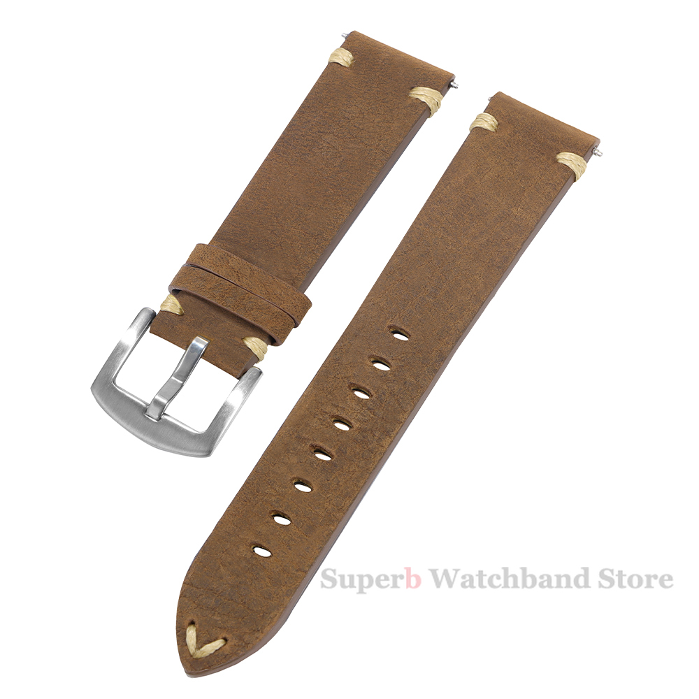 Pulseiras de couro genuíno par - Smartwatch Vintage Watches For Men avaliação e preço