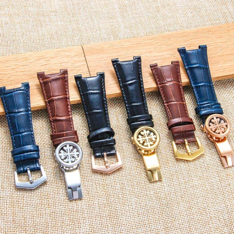 Pulseira de relógio de couro 2 - Patek Philippe Watch Nautilus avaliação e preço