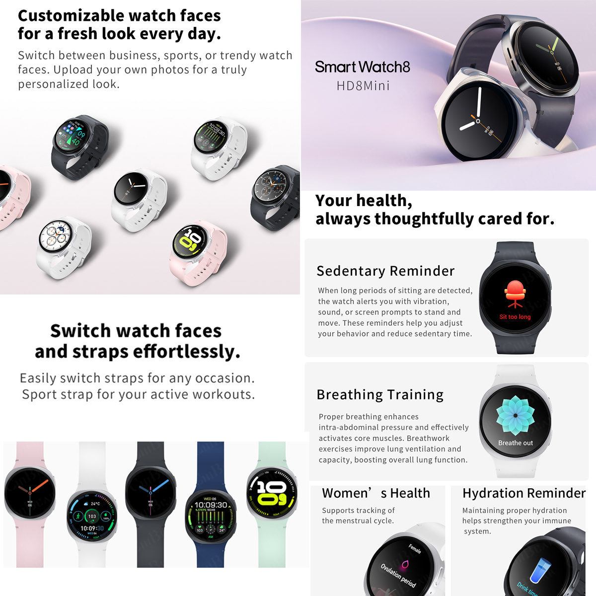 Novos Relógios 2026: Smartwatc - Smartwatch Health Watches avaliação e preço