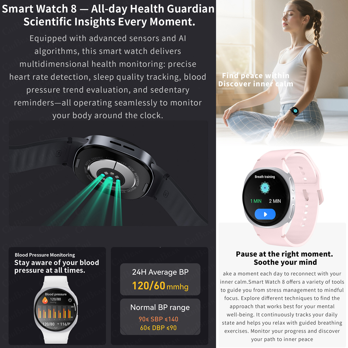 Novos Relógios 2026: Smartwatc - Smartwatch Health Watches avaliação e preço