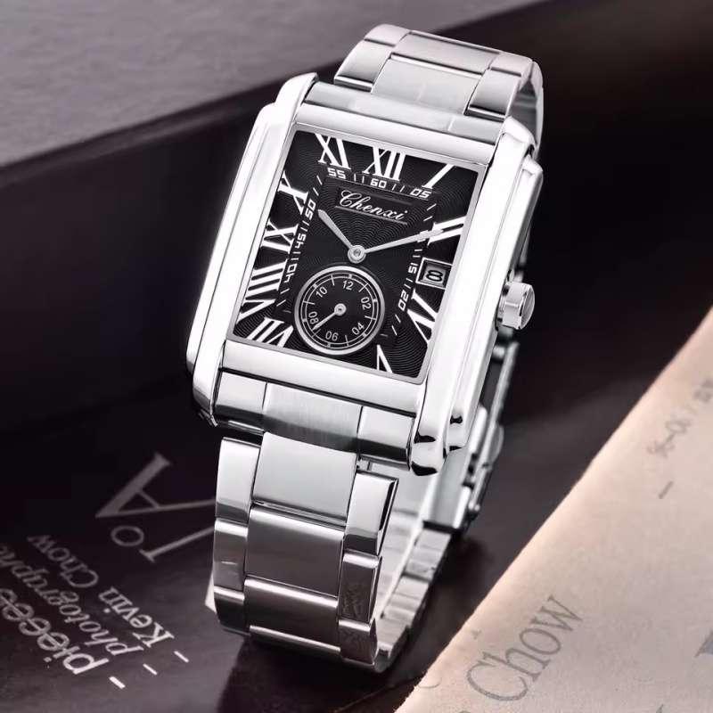 Relógios de Quartzo CHENXI 821 - Cartier Watch Santos avaliação e preço