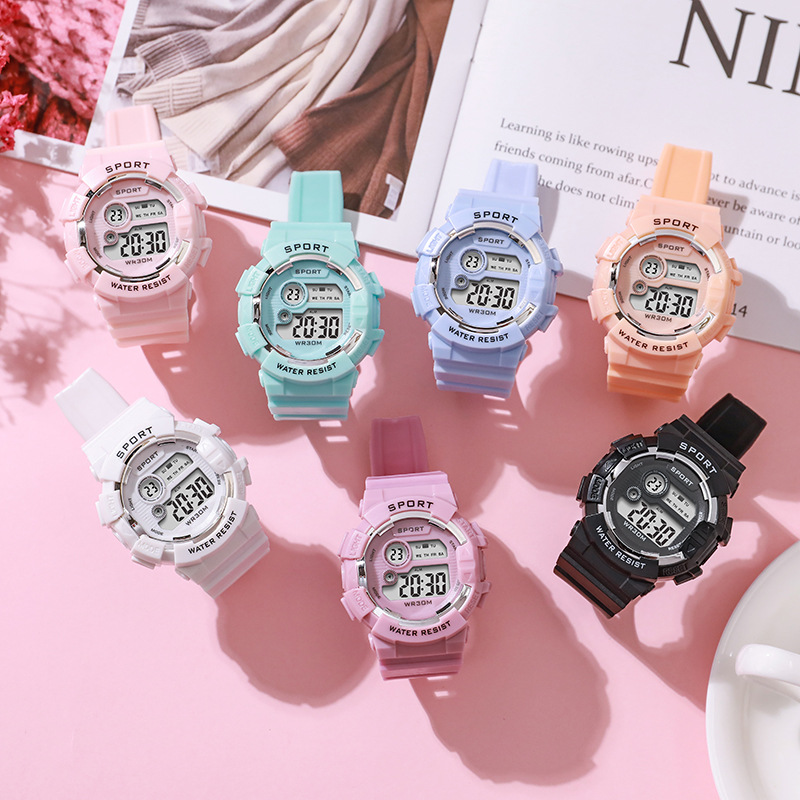 Moda crianças relógios luminos - Smartwatch Watches Digital avaliação e preço