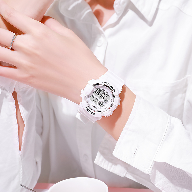 Moda crianças relógios luminos - Smartwatch Watches Digital avaliação e preço
