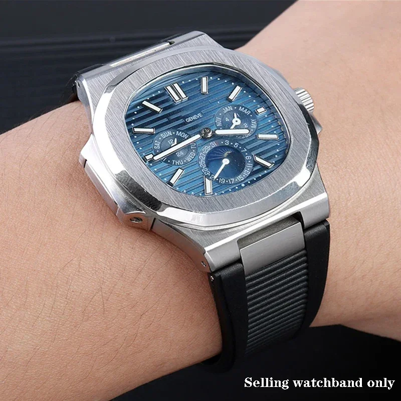 Pulseira de relógio de silicon - Patek Philippe Watch Nautilus avaliação e preço