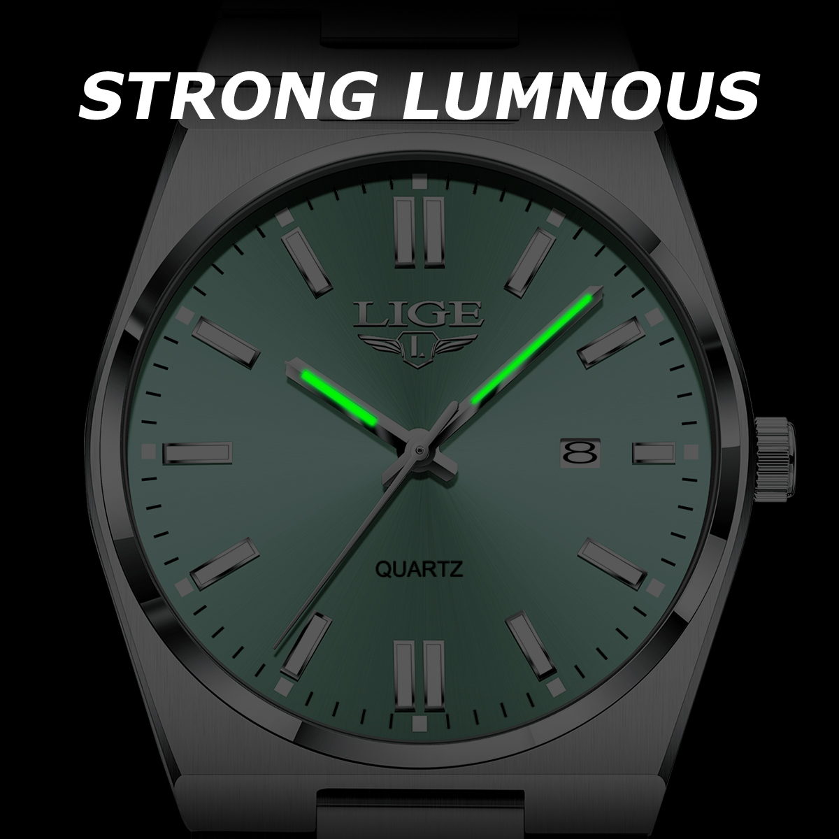 Relógio Masculino LIGE de Luxo - Smartwatch Vintage Watches For Men avaliação e preço