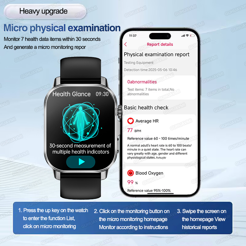Novo Relógio Inteligente para  - Smartwatch Health Watches avaliação e preço