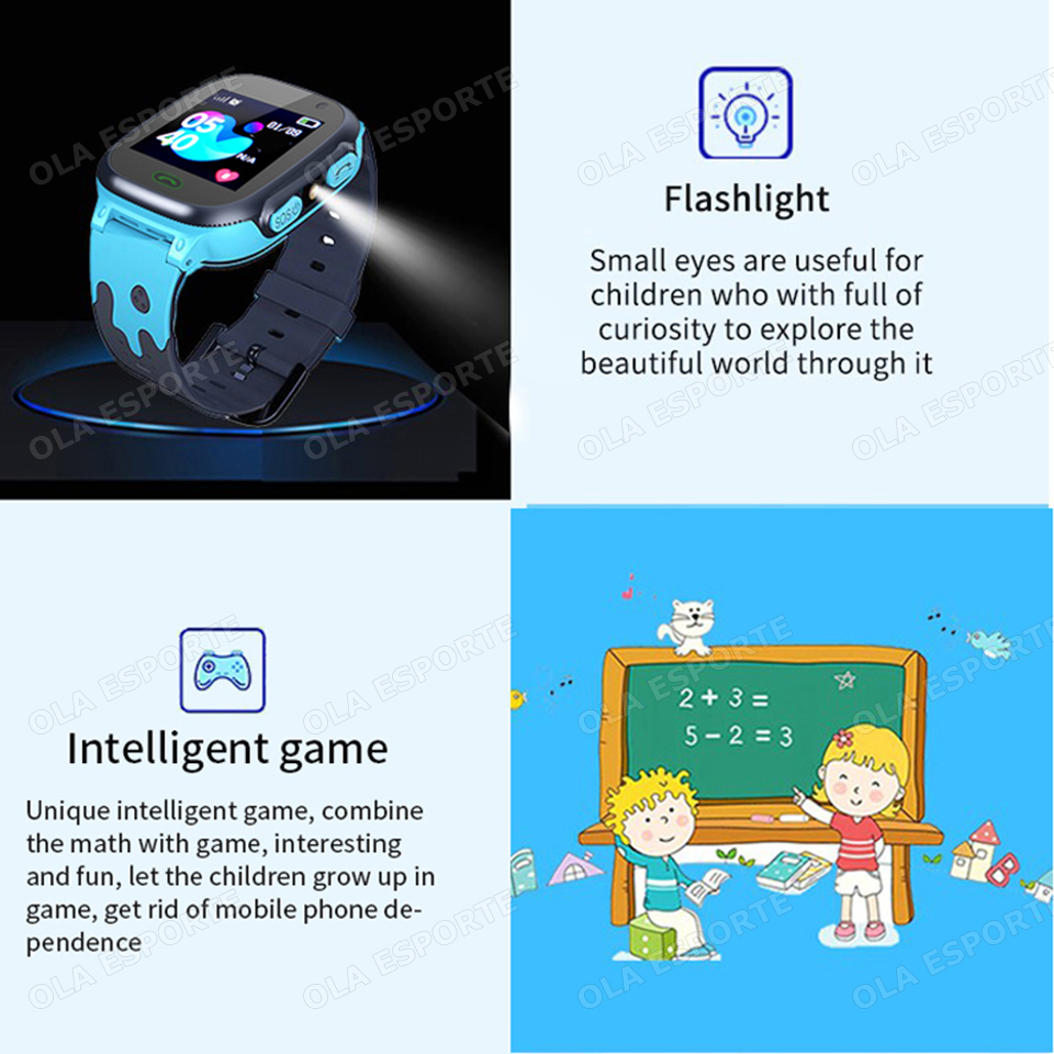 2025 novas crianças relógio in - Smartwatch Watches For Girls Kids avaliação e preço