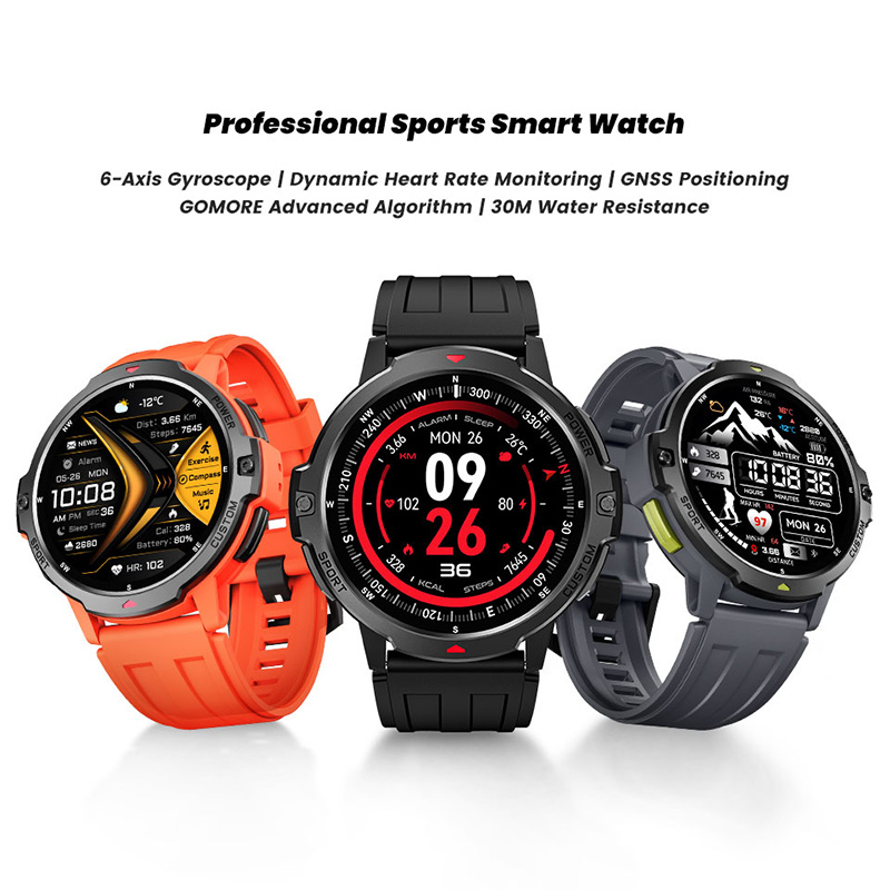 NOVO Smartwatch Militar GPS de - Smartwatch Timex Watches For Men avaliação e preço