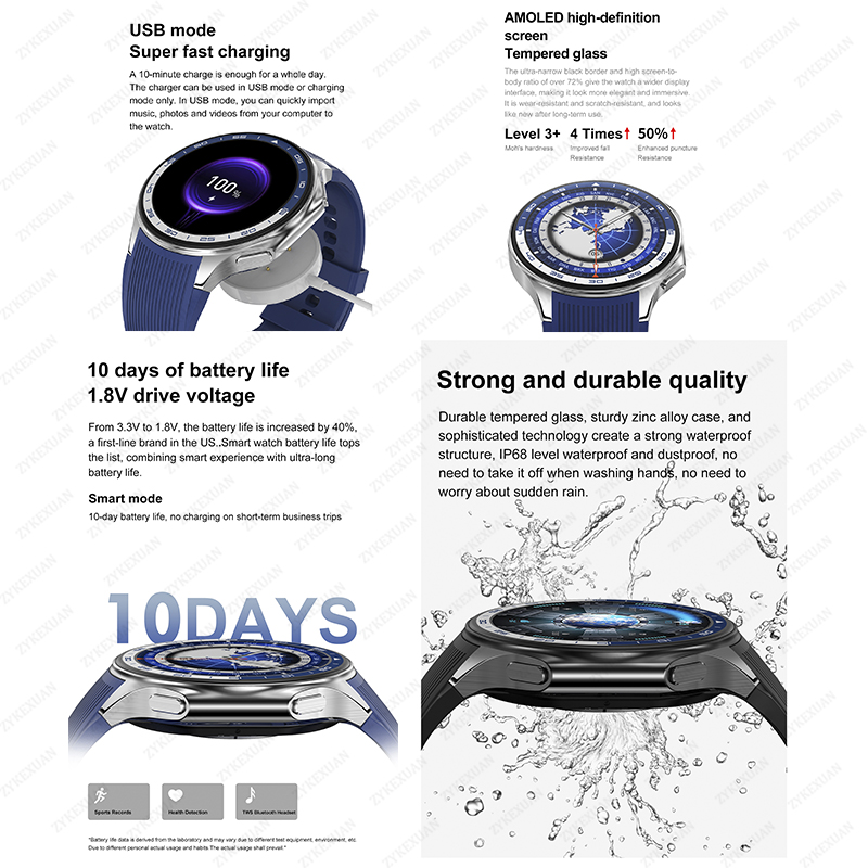 2025 novo para oppo relógio x  - Smartwatch Timex Watches For Men avaliação e preço