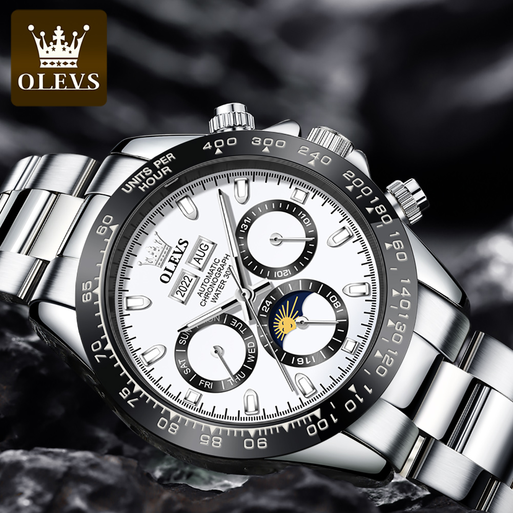 Olevs 6654 relógio masculino d - Rolex Watch Daytona avaliação e preço