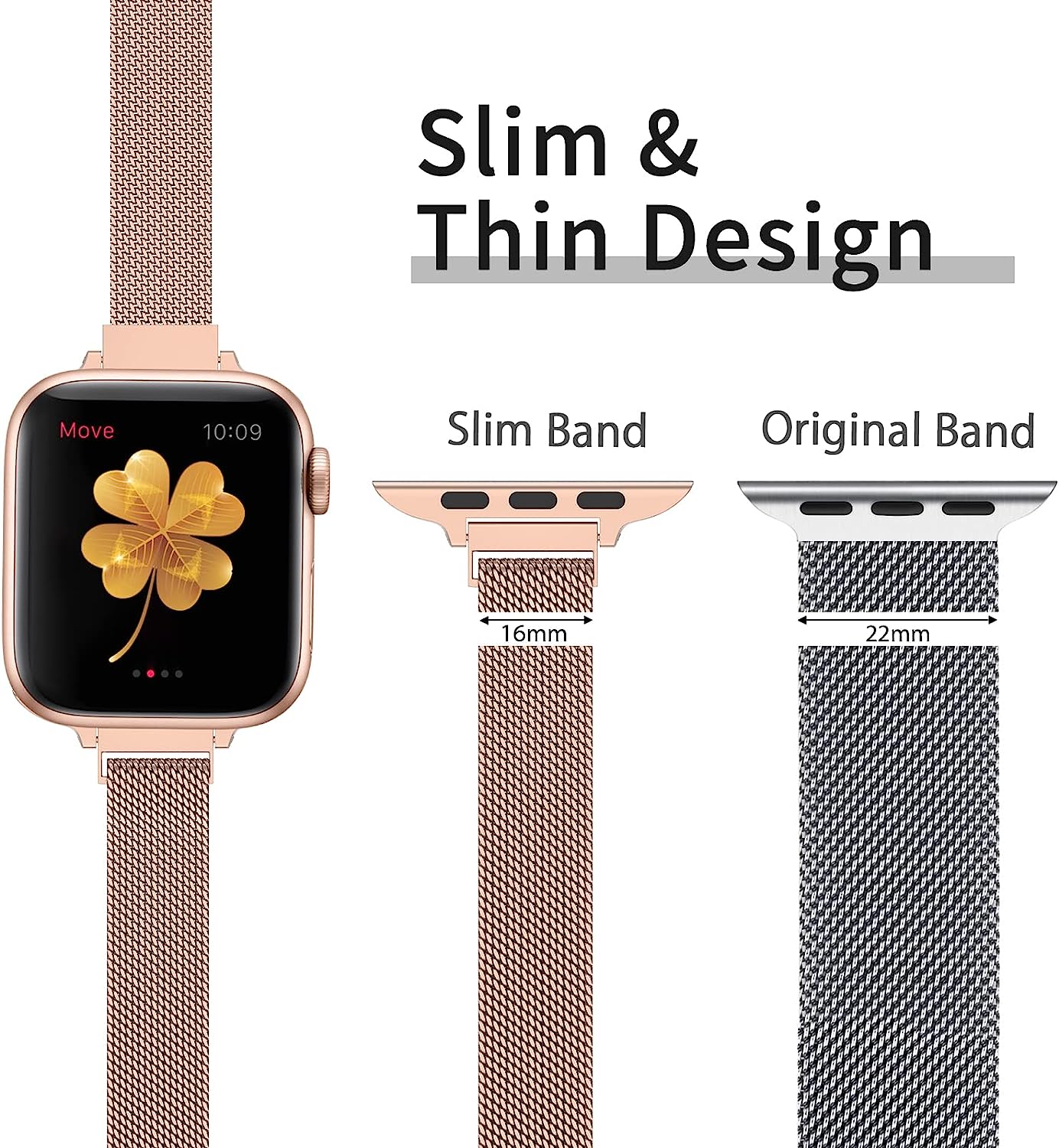 Pulseira de laço milanês fina  - Smartwatch Slim Watches For Men avaliação e preço