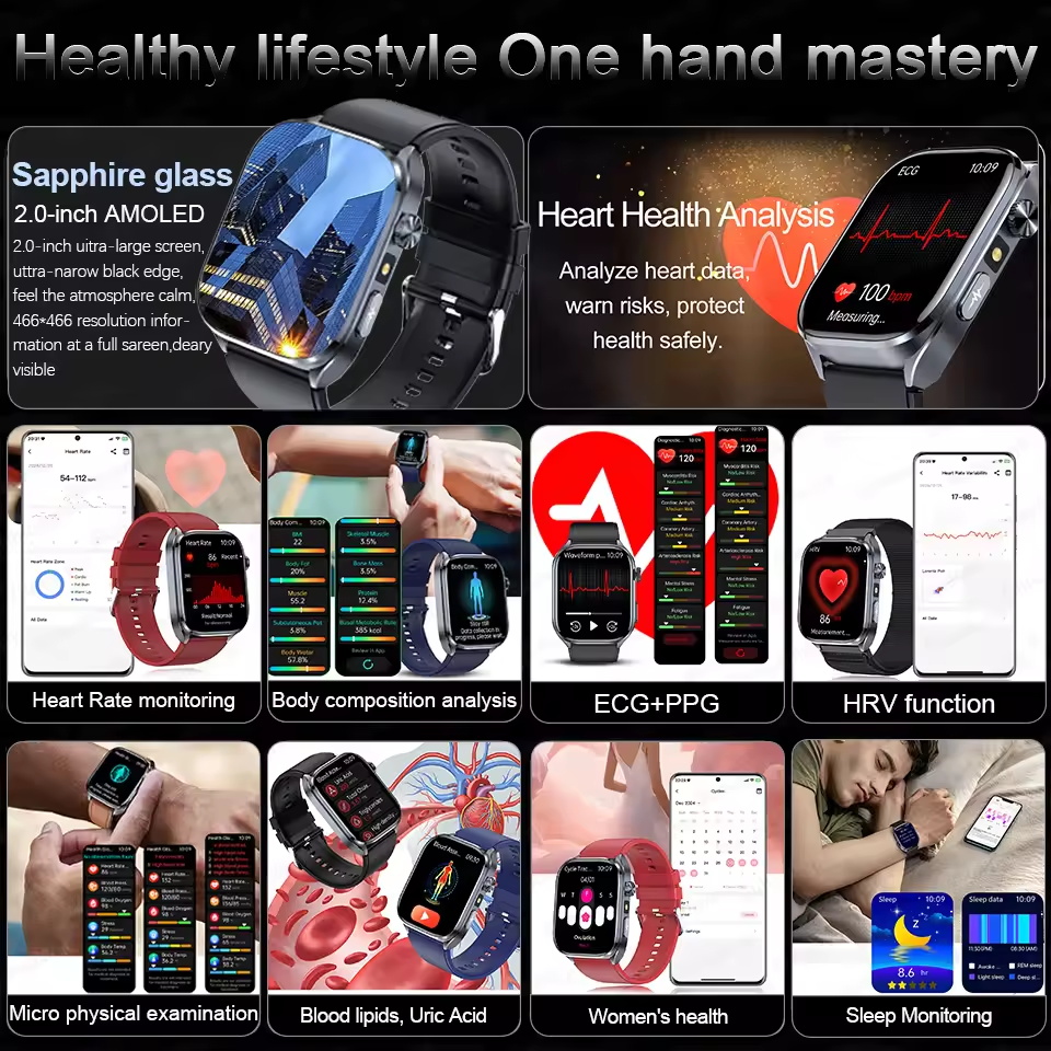 2026 Novo Relógio Inteligente  - Smartwatch Health Watches avaliação e preço