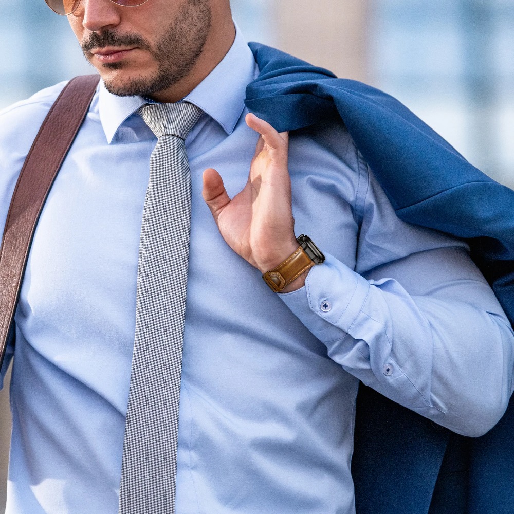 Pulseira de Couro Business Arm - Smartwatch Slim Watches For Men avaliação e preço