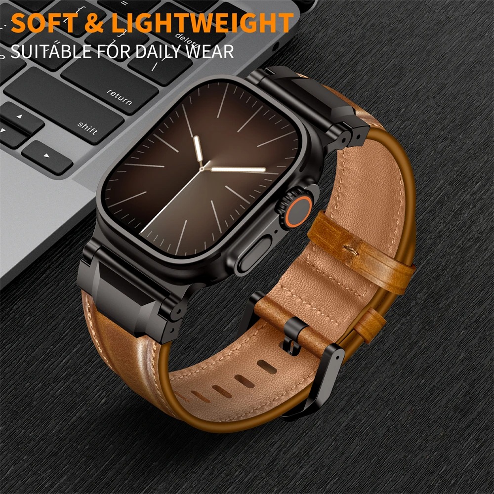 Pulseira de Couro Business Arm - Smartwatch Slim Watches For Men avaliação e preço