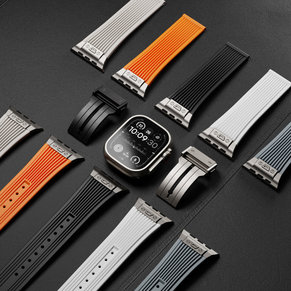 Pulseira de Silicone para Appl - Smartwatch Slim Watches For Men avaliação e preço