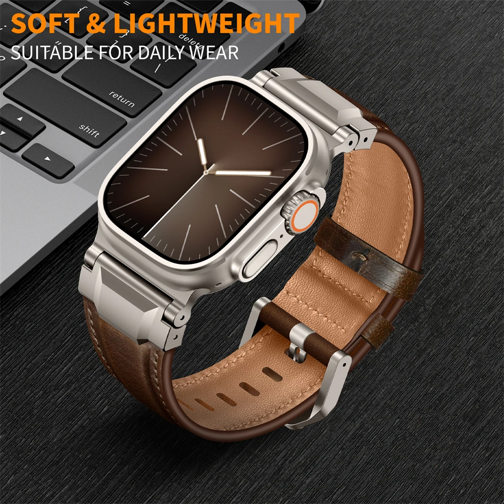 Pulseira de Couro com Design C - Smartwatch Slim Watches For Men avaliação e preço