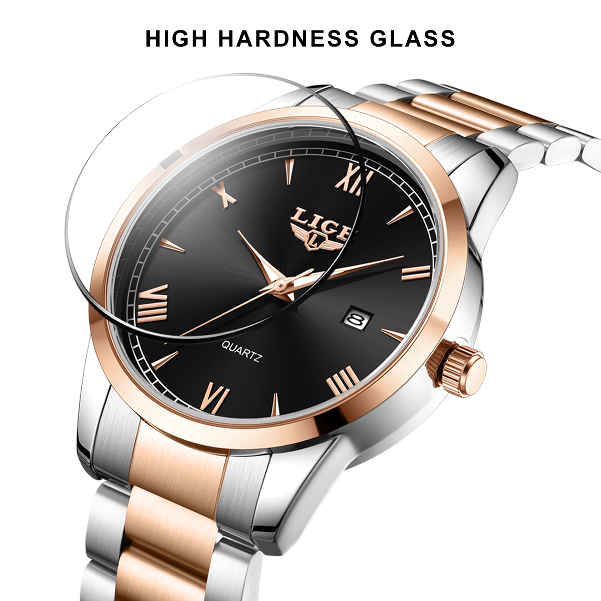 Novos Relógios de Luxo LIGE pa - Smartwatch New Watches For Men avaliação e preço