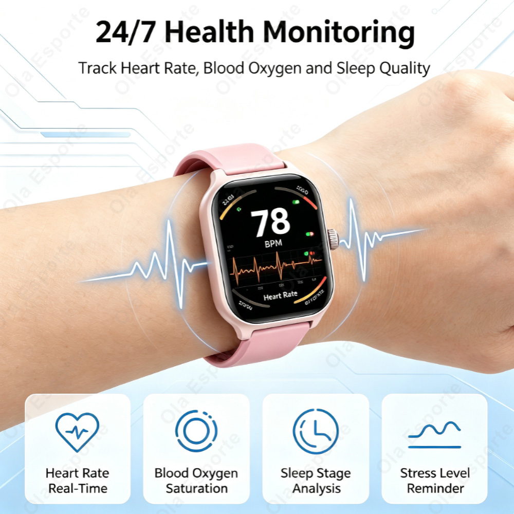 Relógio Inteligente Plus para  - Smartwatch Watches Girls avaliação e preço