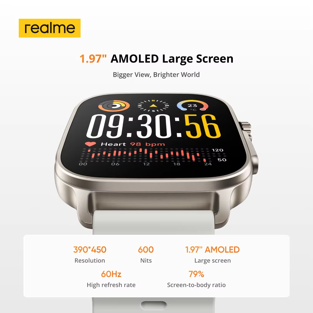 Versão global realme watch 5 1 - Watch Esim avaliação e preço
