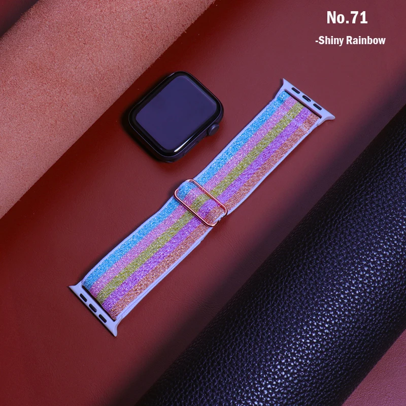 Scrunchie Strap para Apple Wat - Smartwatch Watches Girls avaliação e preço