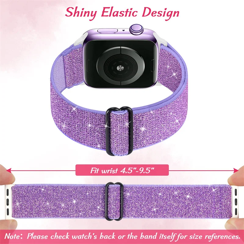 Scrunchie Strap para Apple Wat - Smartwatch Watches Girls avaliação e preço
