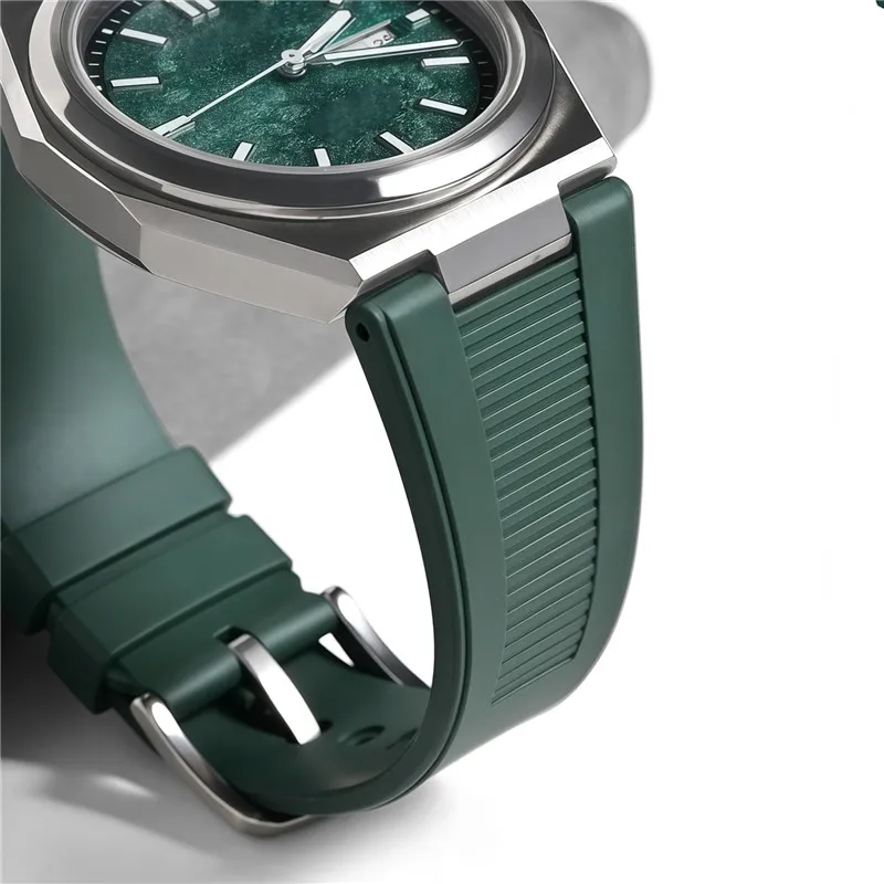 Pulseira de borracha fluoro 25 - Patek Philippe Watch Nautilus avaliação e preço