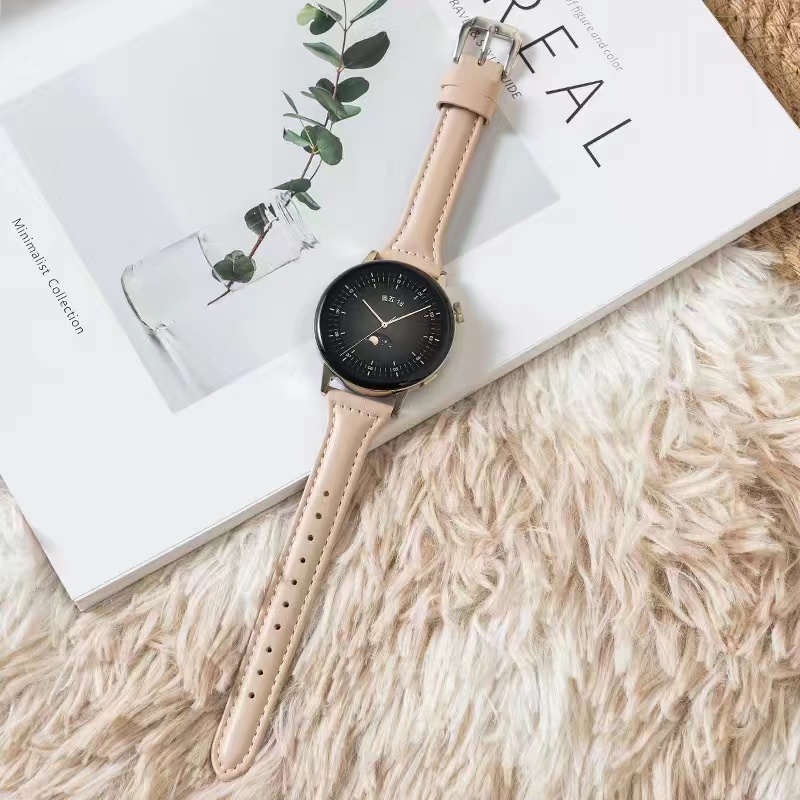 Pulseira de couro fina 20mm/22 - Smartwatch Slim Watches For Men avaliação e preço