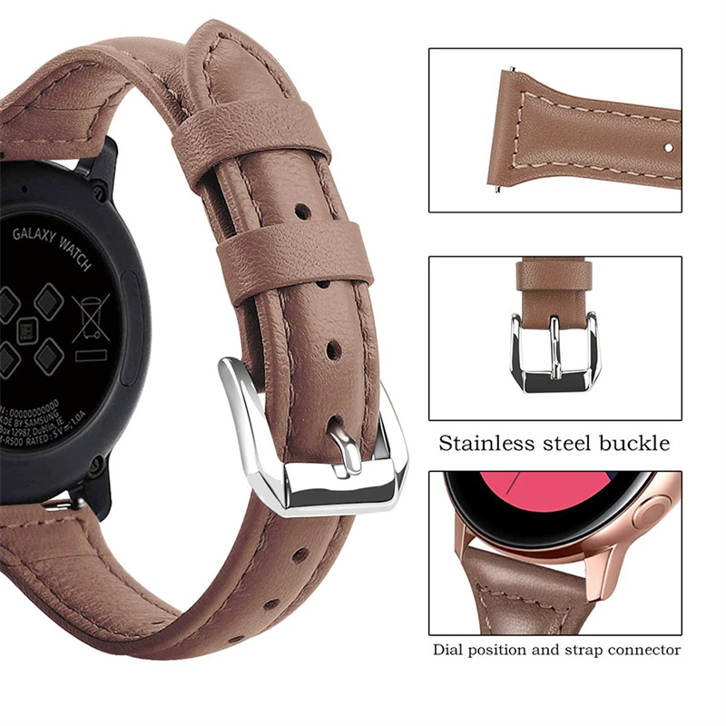 Pulseira de couro fina 20mm/22 - Smartwatch Slim Watches For Men avaliação e preço