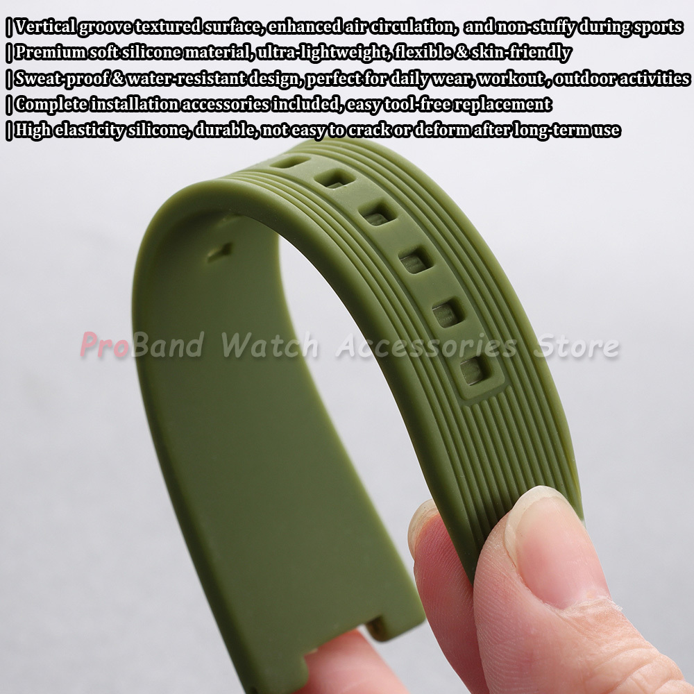 Pulseira de Silicone 25*12mm p - Patek Philippe Watch Nautilus avaliação e preço